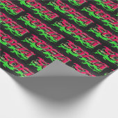 Sofia Vorname Name Graffiti red green Cadeaupapier (Hoek)