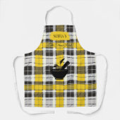 Sofia's Flavor Rebel Plaid Schort met mortelmotief (Voorkant)