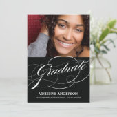 SOFISTICAAT SENIOR | INSCHRIJVING VAN DE GRADUATIE KAART (Staand voorkant)
