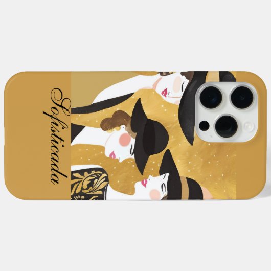 Sofisticada iPhone 15 Pro Max Hoesje (Achterkant (horizontaal))