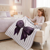 Sofistikeerde Pruim Strik Naam Decor Dekbed Fleece Deken