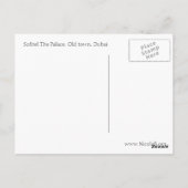 Sofitel The Palace, Old town, Dubai Briefkaart (Achterkant)
