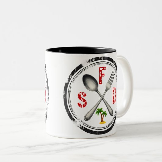 SoFloDining Mug Tweekleurige Koffiemok (Voorkant rechts)