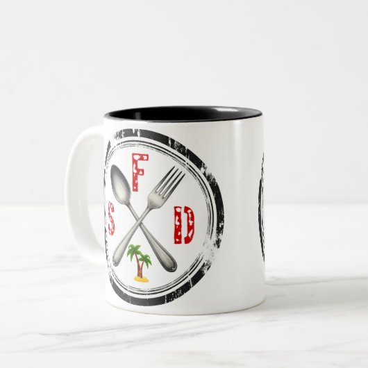 SoFloDining Mug Tweekleurige Koffiemok (Voorkant links)