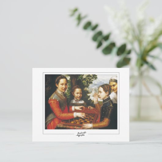 Sofonisba Anguissola #8 - Fine Art Briefkaart (Staand voorkant)