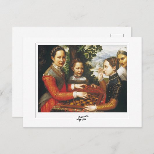 Sofonisba Anguissola #8 - Fine Art Briefkaart (Voorkant / Achterkant)