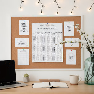 Soft 75 Uitdaging Gewoonte Tracker Poster