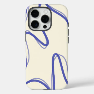 Soft Abstract Design – Minimale esthetische kunst iPhone 16 Pro Hoesje