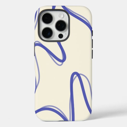 Soft Abstract Design – Minimale esthetische kunst Case-Mate iPhone Case (Achterkant)