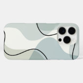 Soft Abstract Design – Minimale esthetische kunst Case-Mate iPhone Case (Achterkant (horizontaal))