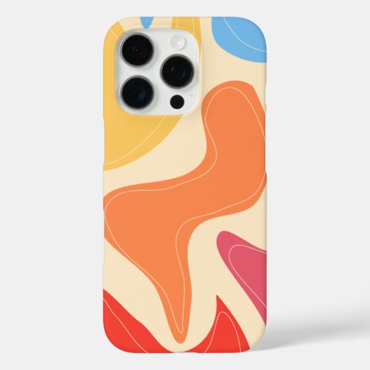 Soft Abstract Design – Minimale esthetische kunst Case-Mate iPhone Case (Achterkant)