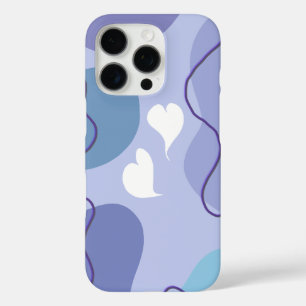 Soft Abstract Heart Design – Minimale esthetische iPhone 16 Pro Hoesje