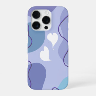Soft Abstract Heart Design – Minimale esthetische  iPhone 16 Pro Hoesje