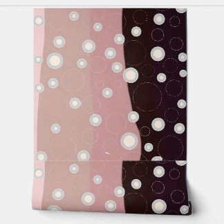 Soft Abstract Waves & Bubbles – Modern Minimalist  Behang