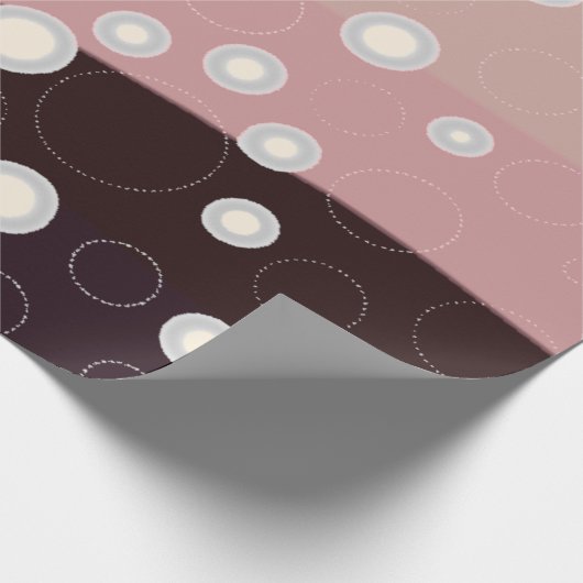 Soft Abstract Waves & Bubbles – Modern Minimalist Cadeaupapier (Hoek)