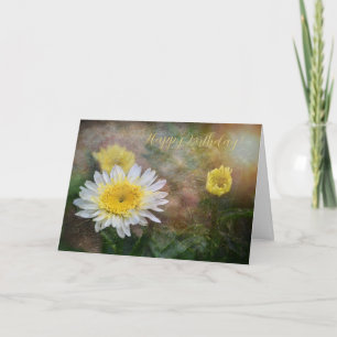 Soft and Dreamweaver Daisy Birthday Kaart