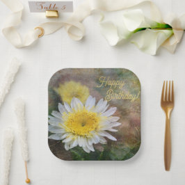 Soft and Dreamweaver Daisy Birthday Papieren Bordje