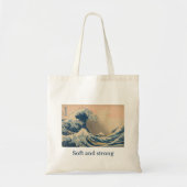 “Soft and Strong” Aesthetic Tote Bag  (Voorkant)