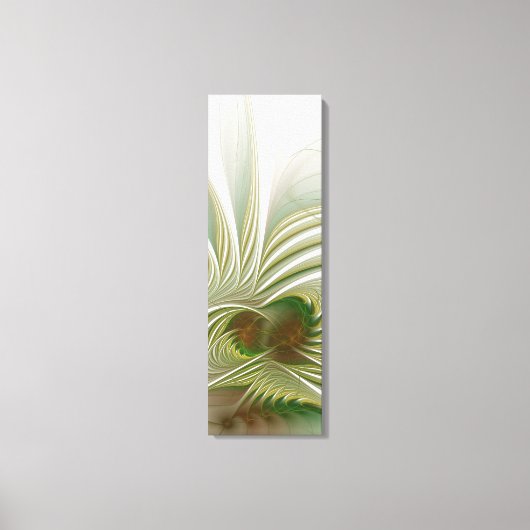 Soft and tenderness fractal fantasy flower canvas afdruk (Voorkant)