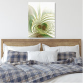 Soft and tenderness fractal fantasy flower canvas afdruk (Insitu (Slaapkamer))
