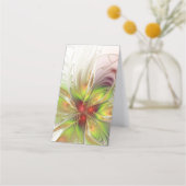 Soft and tenderness fractal fantasy flowers afsprakenkaart (Voorkant)