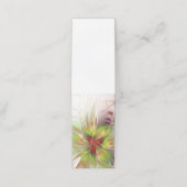 Soft and tenderness fractal fantasy flowers afsprakenkaart (Buitenkant ongevouwen)