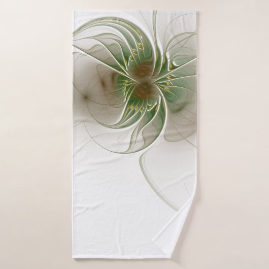 Soft and tenderness fractal fantasy flowers badhanddoek (Badhanddoek)