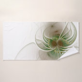 Soft and tenderness fractal fantasy flowers badhanddoek (Badhanddoek)