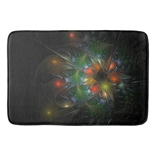 Soft and tenderness fractal fantasy flowers badmat (Voorkant)