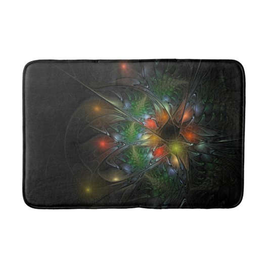 Soft and tenderness fractal fantasy flowers badmat (Voorkant)