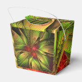 Soft and tenderness fractal fantasy flowers bedankdoosjes (Achterkant)