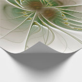 Soft and tenderness fractal fantasy flowers cadeaupapier (Hoek)
