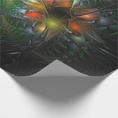 Soft and tenderness fractal fantasy flowers cadeaupapier (Hoek)