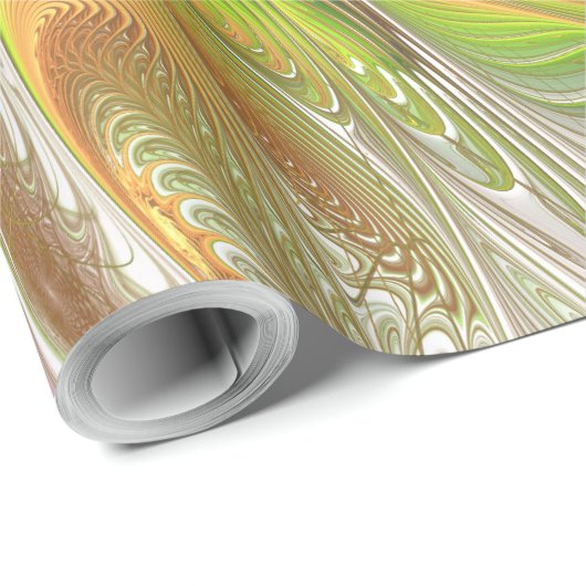 Soft and tenderness fractal fantasy flowers cadeaupapier (Rol Hoek)