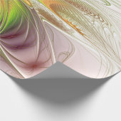 Soft and tenderness fractal fantasy flowers cadeaupapier (Hoek)