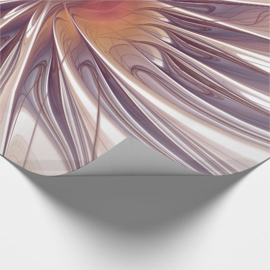 Soft and tenderness fractal fantasy flowers cadeaupapier (Hoek)