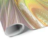 Soft and tenderness fractal fantasy flowers cadeaupapier (Rol Hoek)