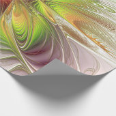 Soft and tenderness fractal fantasy flowers cadeaupapier (Hoek)