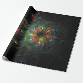 Soft and tenderness fractal fantasy flowers cadeaupapier