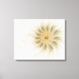 Soft and tenderness fractal fantasy flowers canvas afdruk