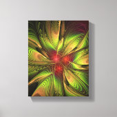 Soft and tenderness fractal fantasy flowers canvas afdruk (Voorkant)