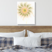 Soft and tenderness fractal fantasy flowers canvas afdruk (Insitu (Slaapkamer))