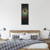 Soft and tenderness fractal fantasy flowers canvas afdruk (Insitu (Slaapkamer))