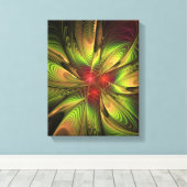 Soft and tenderness fractal fantasy flowers canvas afdruk (Insitu (Houten vloer))