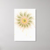 Soft and tenderness fractal fantasy flowers canvas afdruk (Voorkant)