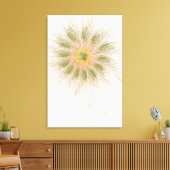 Soft and tenderness fractal fantasy flowers canvas afdruk (Insitu (Woonkamer))