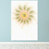 Soft and tenderness fractal fantasy flowers canvas afdruk (Insitu (Houten vloer))