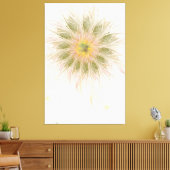 Soft and tenderness fractal fantasy flowers canvas afdruk (Insitu (Woonkamer))