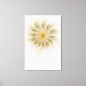 Soft and tenderness fractal fantasy flowers canvas afdruk (Voorkant)