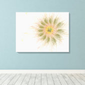 Soft and tenderness fractal fantasy flowers canvas afdruk (Insitu (Houten vloer))